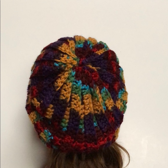 Winter beanie hat adult or teen Unisex handmade - Picture 2 of 3